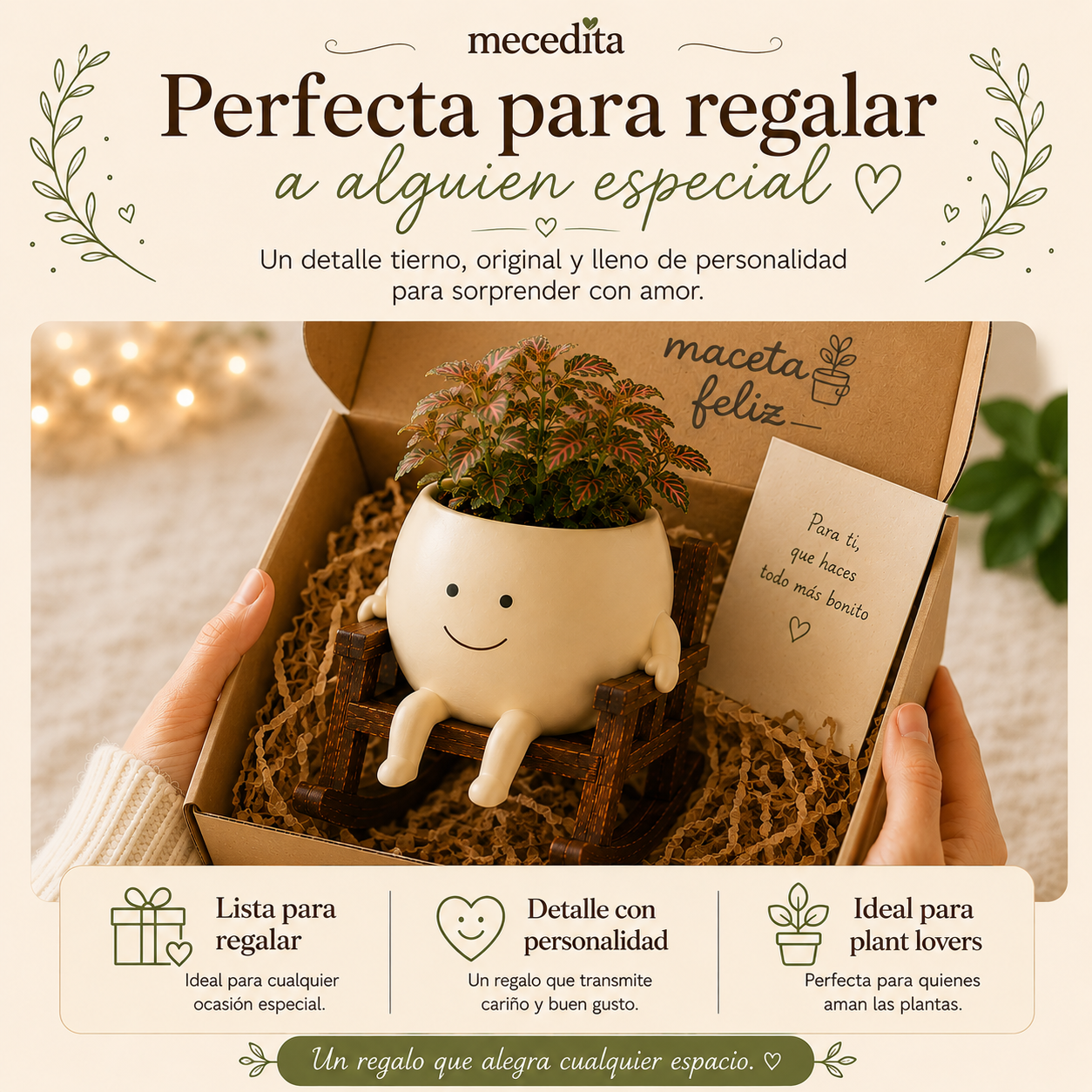 Mecedita™Tu Maceta Feliz