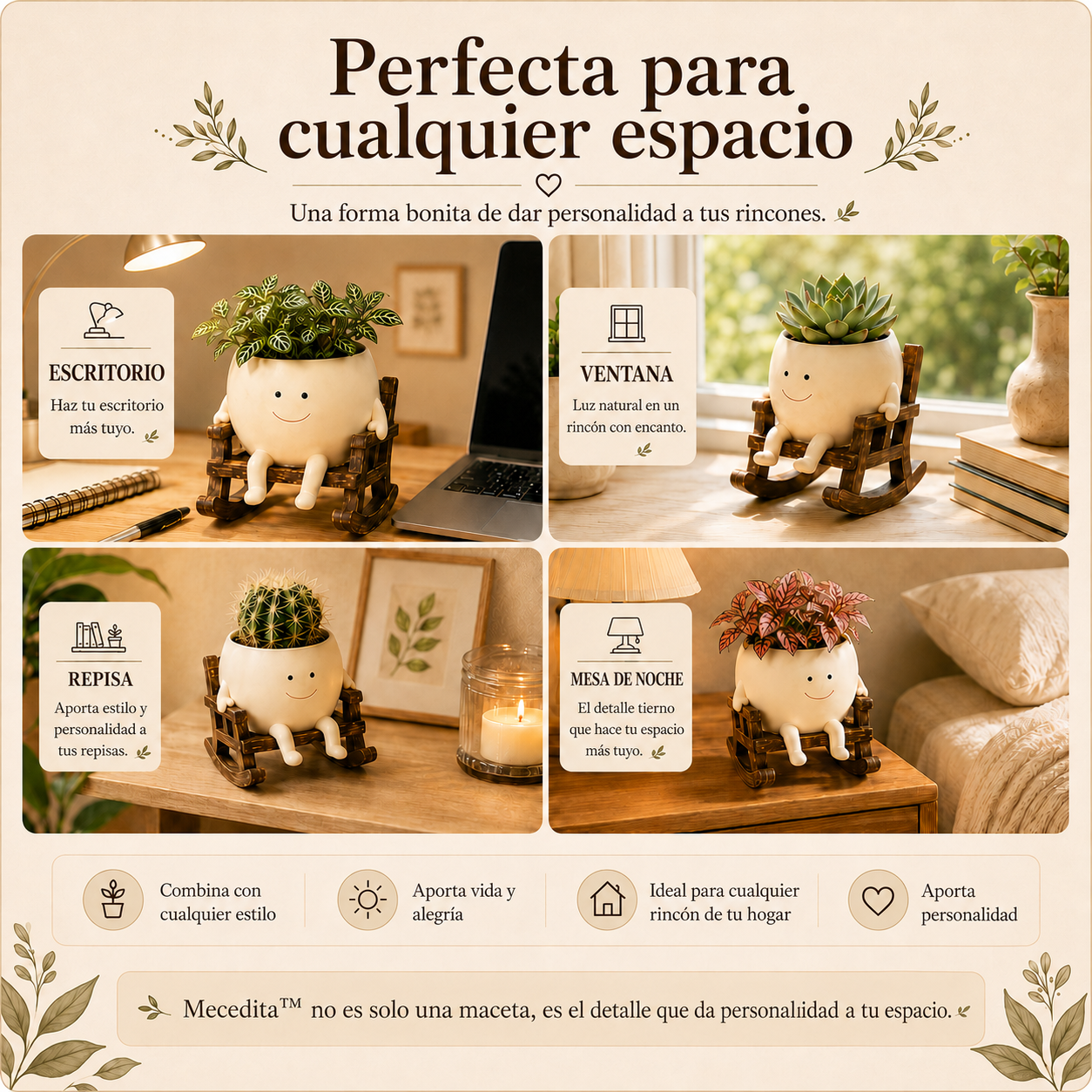 Mecedita™Tu Maceta Feliz